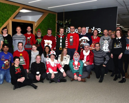 BakerHicks’ Warwick office festive fundraising smashes targets for local hospice