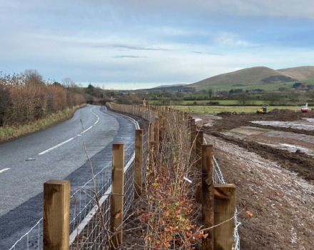 Bakerhicks protège l'autoroute principale de la Cumbrie contre l'érosion des berges