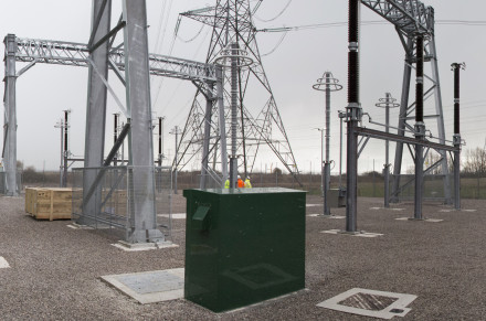 Sous-station isolée au gaz 400 kV de Middleton