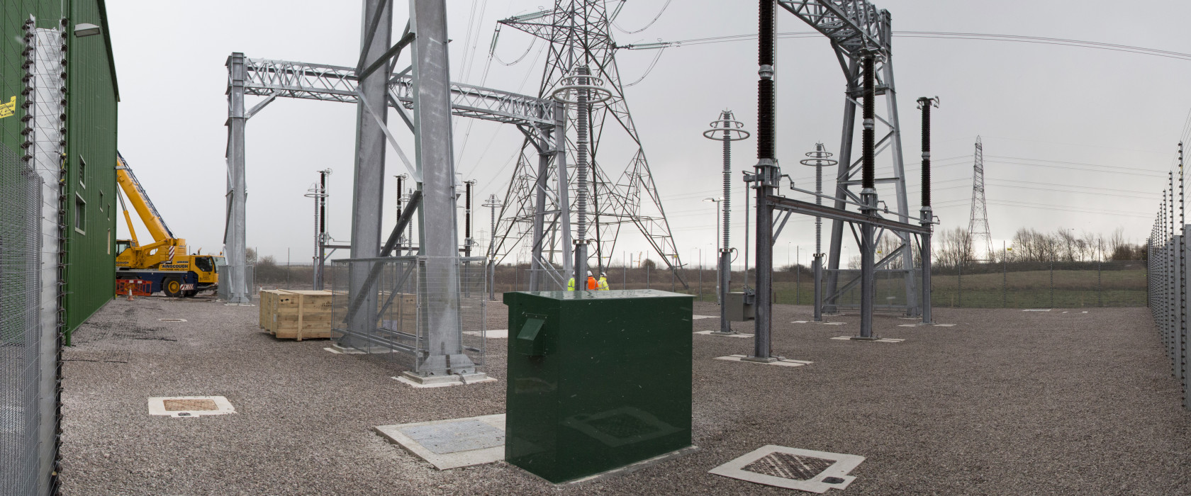 Sous-station isolée au gaz 400 kV de Middleton